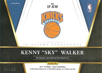 2017-18 Panini Select - In Flight Signatures Tie-Dye Prizms #IF-KW Kenny 
