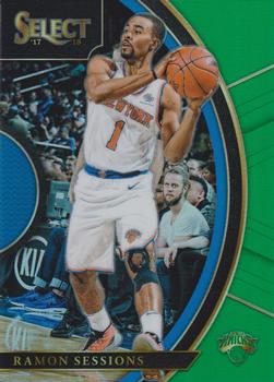 2017-18 Panini Select - Green Prizms #70 Ramon Sessions Front