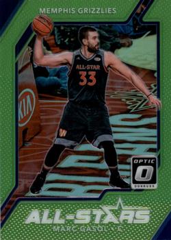 2017-18 Donruss Optic - All Stars Lime Green #10 Marc Gasol Front