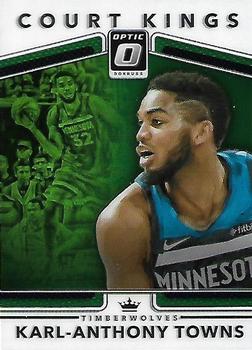 2017-18 Donruss Optic - Court Kings #32 Karl-Anthony Towns Front