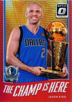 2017-18 Donruss Optic - The Champ is Here Red #9 Jason Kidd Front