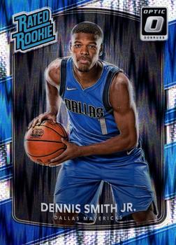 2017-18 Donruss Optic - Rated Rookie Shock #192 Dennis Smith Jr. Front