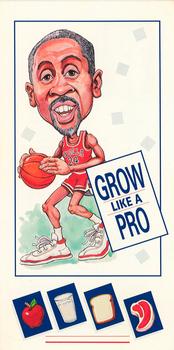 1989-90 Wisconsin Dairy Council Chicago Bulls #NNO Bill Cartwright Front