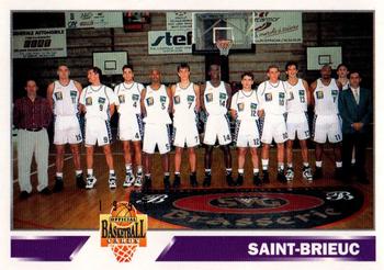 1994-95 Panini LNB (France) #181 Saint-Brieuc (Roster) Front