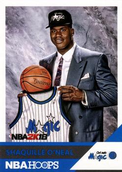 2017-18 Hoops NBA2K18 Shaquille O'Neal #1 Shaquille O'Neal Front