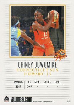2018 Rittenhouse WNBA #22 Chiney Ogwumike Back