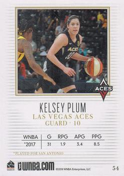 2018 Rittenhouse WNBA #54 Kelsey Plum Back