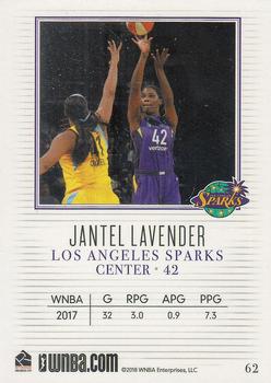 2018 Rittenhouse WNBA #62 Jantel Lavender Back