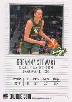 2018 Rittenhouse WNBA #93 Breanna Stewart Back