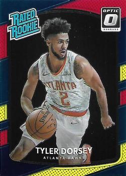 2017-18 Donruss Optic - Red and Yellow #157 Tyler Dorsey Front