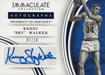 2016-17 Panini Immaculate Collection Collegiate - Autographs Blue #104 Kenny 