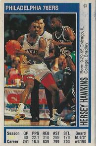1991-92 Panini Stickers (Greek) #167 Hersey Hawkins Front