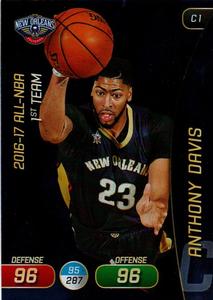 2017-18 Panini Stickers (Italy) - Adrenalyn XL #C 1 Anthony Davis Front