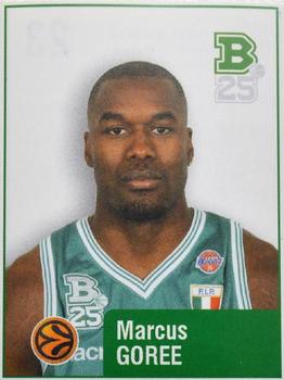 2006 Euroleague Stickers #23 Marcus Goree Front