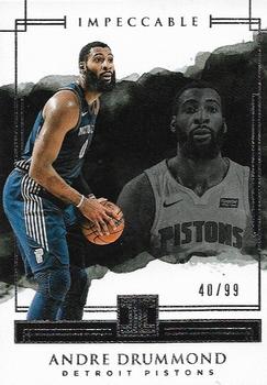 2017-18 Panini Impeccable #3 Andre Drummond Front
