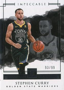 2017-18 Panini Impeccable #92 Stephen Curry Front