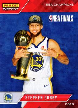 2017-18 Panini Instant Golden State Warriors NBA Champions #5 Stephen Curry Front
