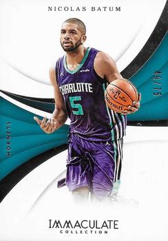 2017-18 Panini Immaculate Collection #33 Nicolas Batum Front