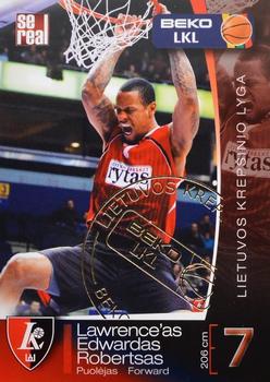2011-12 Sereal Beko Lithuania Basketball League (LKL) #LRY-010 Lawrence Roberts Front