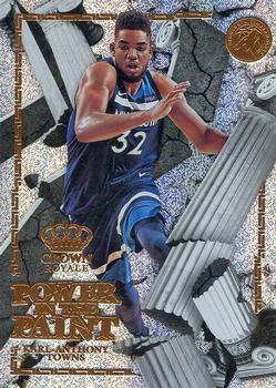 2017-18 Panini Crown Royale - Power in the Paint #PIP-18 Karl-Anthony Towns Front