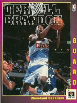 1997 Scholastic Ultimate NBA Postcards #NNO Terrell Brandon Front