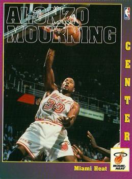 1997 Scholastic Ultimate NBA Postcards #NNO Alonzo Mourning Front