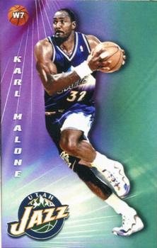 2002 Dunkin Bubblegum NBA All-Stars #W7 Karl Malone Front