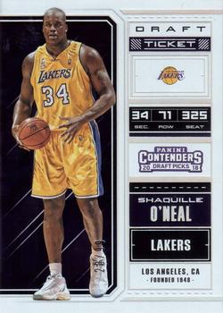 2018 Panini Contenders Draft Picks - Draft Ticket #48 Shaquille O'Neal Front