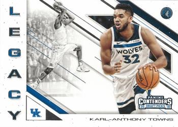 2018 Panini Contenders Draft Picks - Legacy #17 Karl-Anthony Towns Front