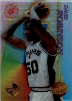 1994-95 Stadium Club - Clear Cut Members Only #24 David Robinson Front