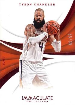 2017-18 Panini Immaculate Collection - Red #83 Tyson Chandler Front
