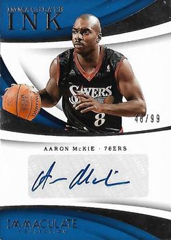 2017-18 Panini Immaculate Collection - Immaculate Ink #II-AMK Aaron McKie Front