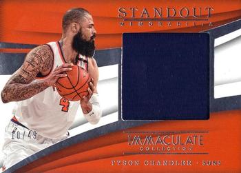 2017-18 Panini Immaculate Collection - Standout Memorabilia #SM-TCH Tyson Chandler Front