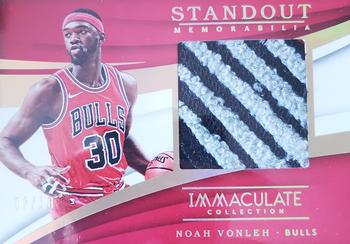 2017-18 Panini Immaculate Collection - Standout Memorabilia Gold #SM-NVL Noah Vonleh Front