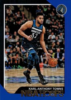 2018-19 Hoops - Blue #190 Karl-Anthony Towns Front