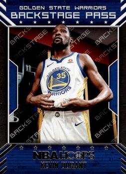 2018-19 Hoops - Backstage Pass #BSP-2 Kevin Durant Front