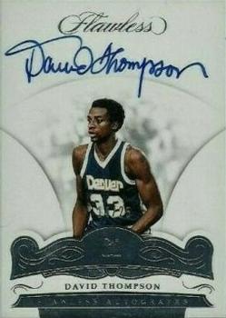 2017-18 Panini Flawless - Flawless Autographs #FA-DT David Thompson Front