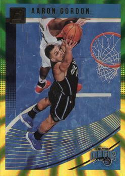 2018-19 Donruss - Holo Green and Yellow Laser #39 Aaron Gordon Front