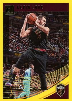 2018-19 Donruss - Yellow Flood #138 Kevin Love Front