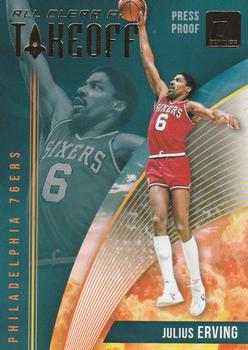 2018-19 Donruss - All Clear for Takeoff Press Proof #13 Julius Erving Front