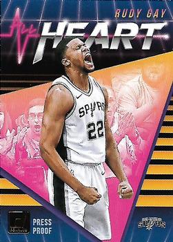 2018-19 Donruss - All Heart Press Proof #18 Rudy Gay Front