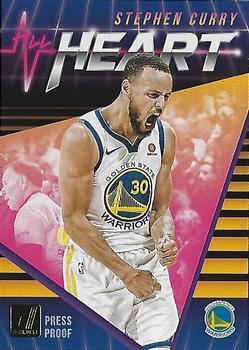 2018-19 Donruss - All Heart Press Proof #20 Stephen Curry Front