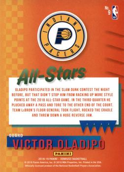 2018-19 Donruss - All-Stars Press Proof #9 Victor Oladipo Back
