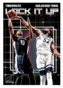2018-19 Donruss - Lock It Up #10 Karl-Anthony Towns Front