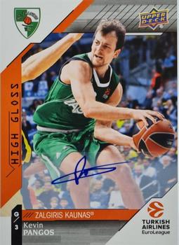 2017-18 Upper Deck EuroLeague - High Gloss Autographs #4 Kevin Pangos Front