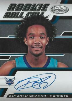 2018-19 Panini Certified - Rookie Roll Call #RRC-DG Devonte' Graham Front