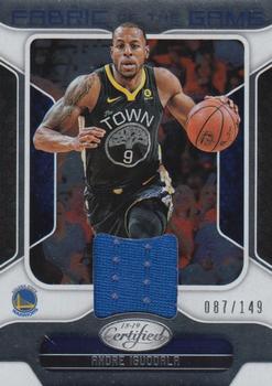 2018-19 Panini Certified - Fabric of the Game #FB-AIG Andre Iguodala Front