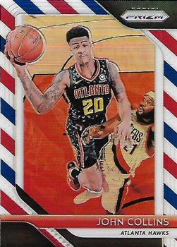 2018-19 Panini Prizm - Prizms Red White and Blue #48 John Collins Front