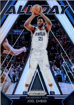 2018-19 Panini Prizm - All Day Silver #1 Joel Embiid Front