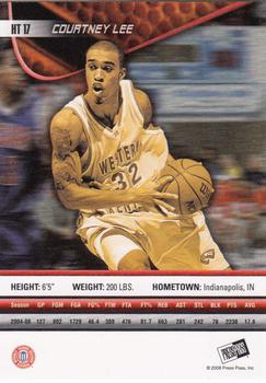 2008 Press Pass - Hang Time #HT17 Courtney Lee Back